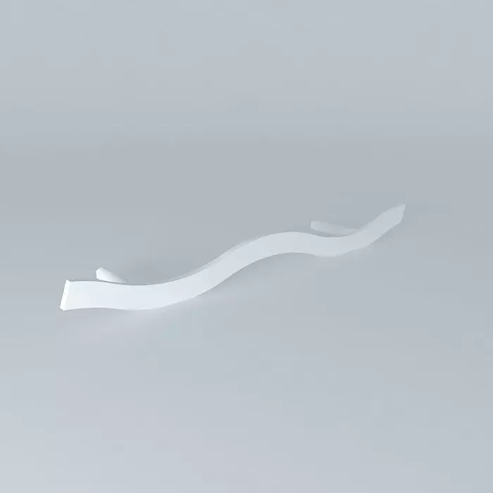 HDW-PULL-BP9364 curved handle Free 3D model