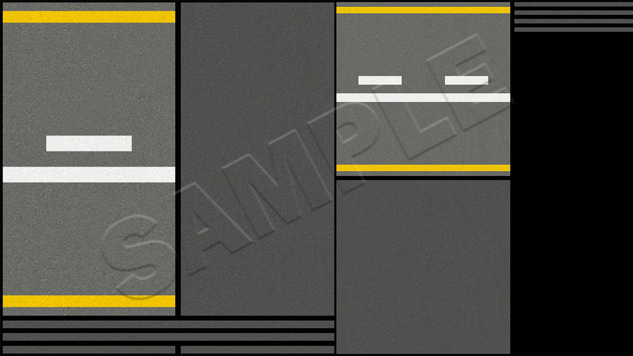 Road Patterns with Markers Low-poly 3D model_13
