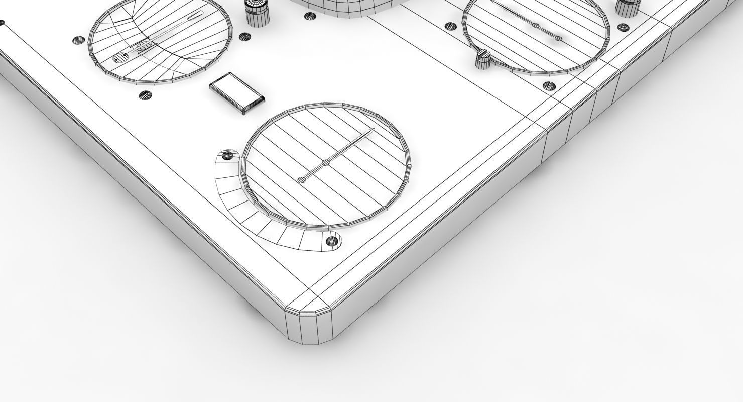 Mi-8MT Mi-17MT Left Panels Board English Low-poly 3D model_15