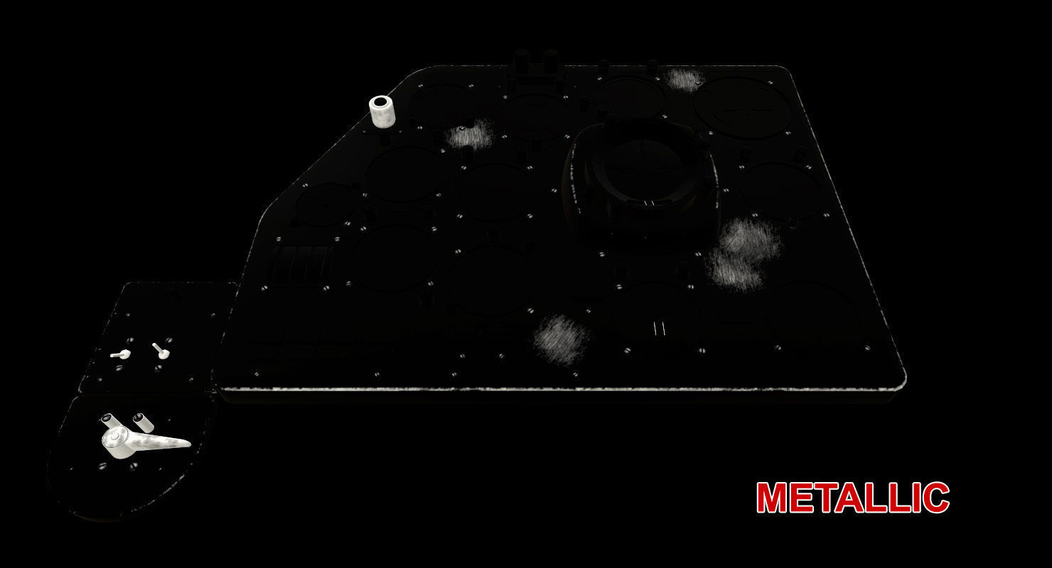 Mi-8MT Mi-17MT Left Panels Board English Low-poly 3D model_24