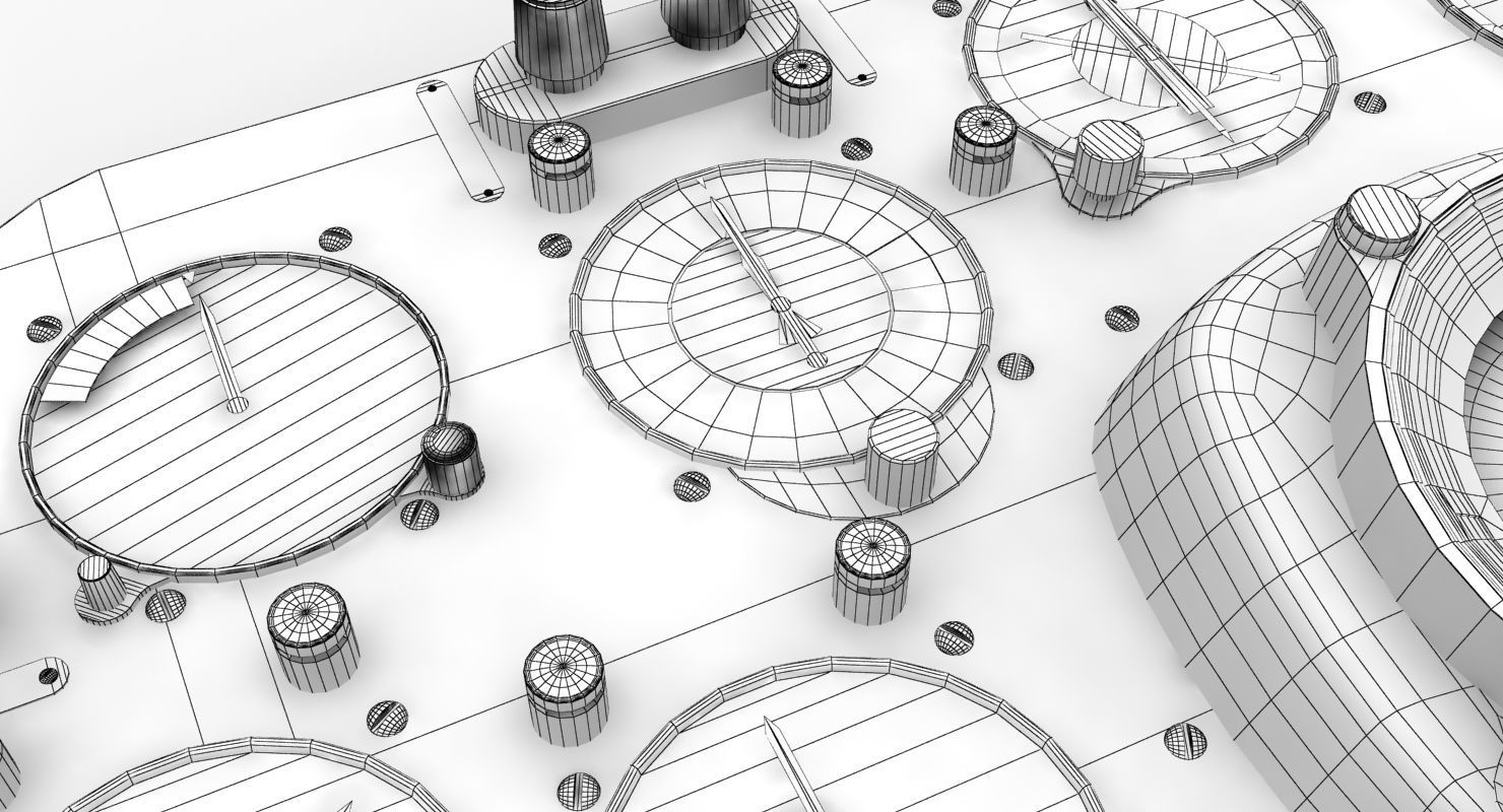 Mi-8MT Mi-17MT Left Panels Board English Low-poly 3D model_17