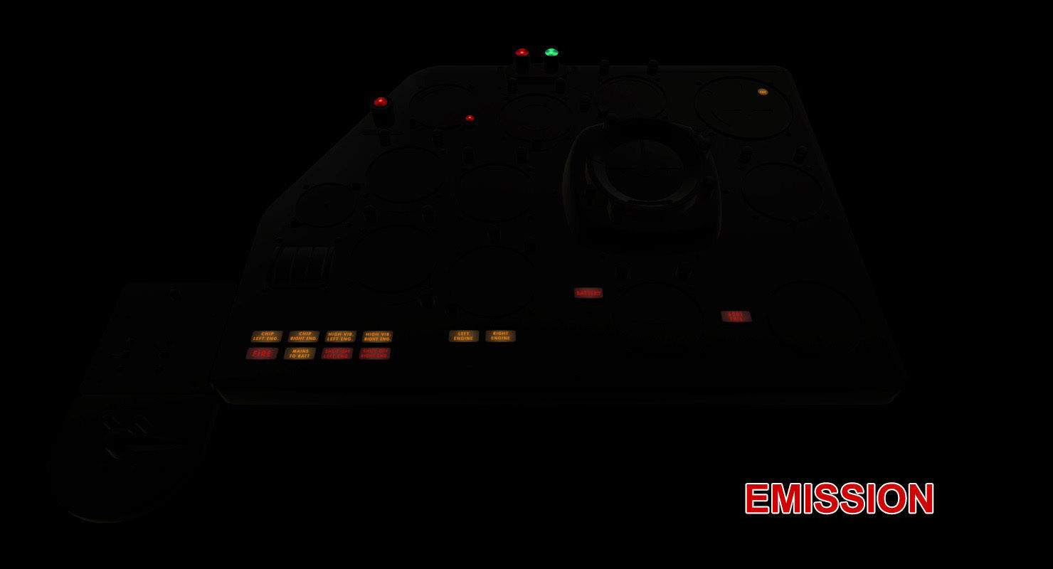 Mi-8MT Mi-17MT Left Panels Board English Low-poly 3D model_26