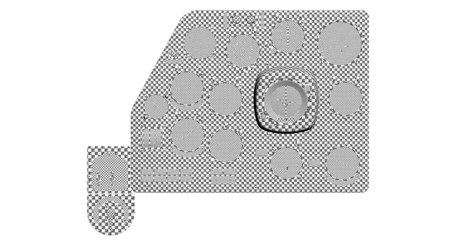 Mi-8MT Mi-17MT Left Panels Board English Low-poly 3D model_32