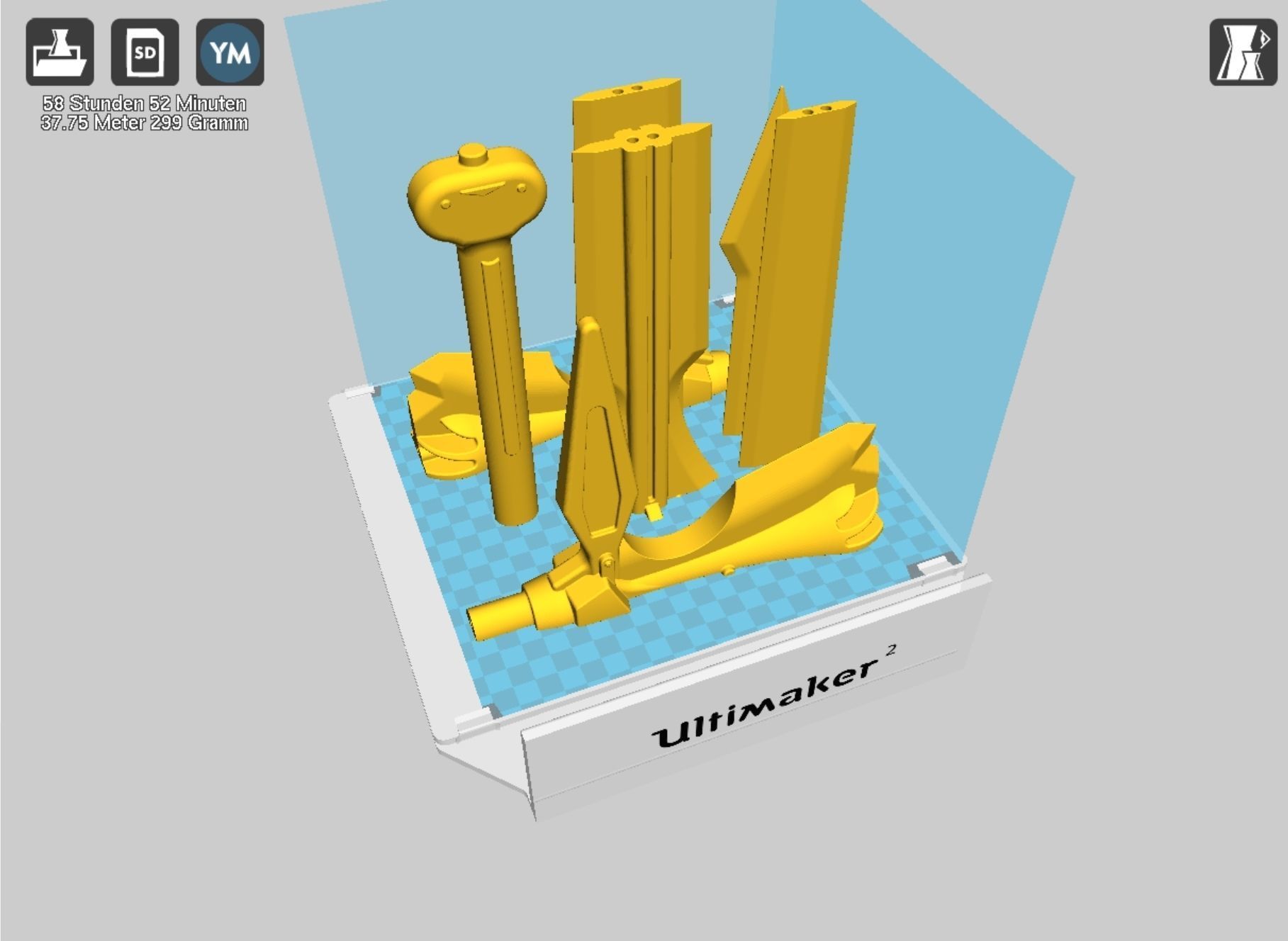 Sword Art Online Dark Repulser Sword Assembly 3D print model_51