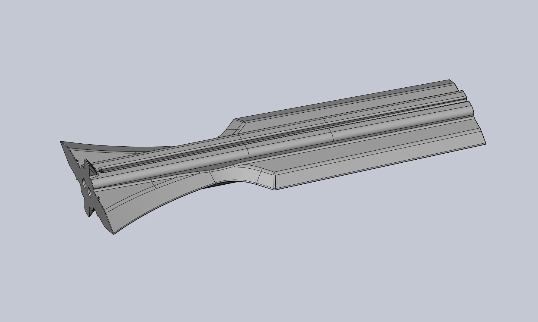 Sword Art Online Dark Repulser Sword Assembly 3D print model_29