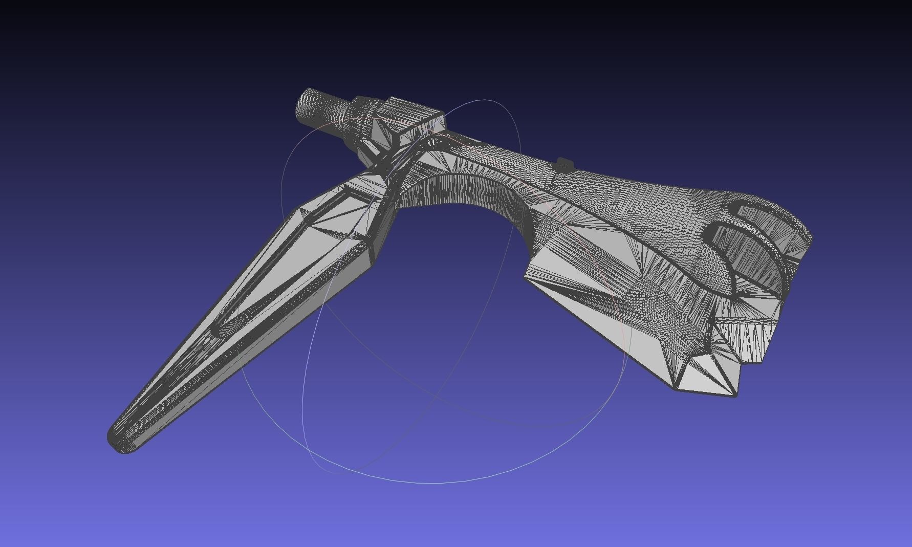 Sword Art Online Dark Repulser Sword Assembly 3D print model_2