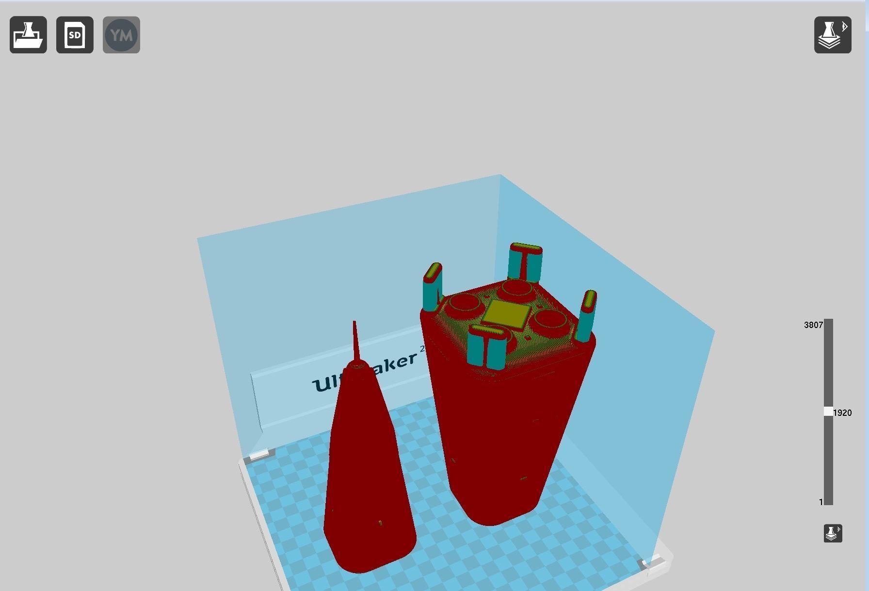 Delta Clipper MD DC-X Printable Miniature 3D print model_24