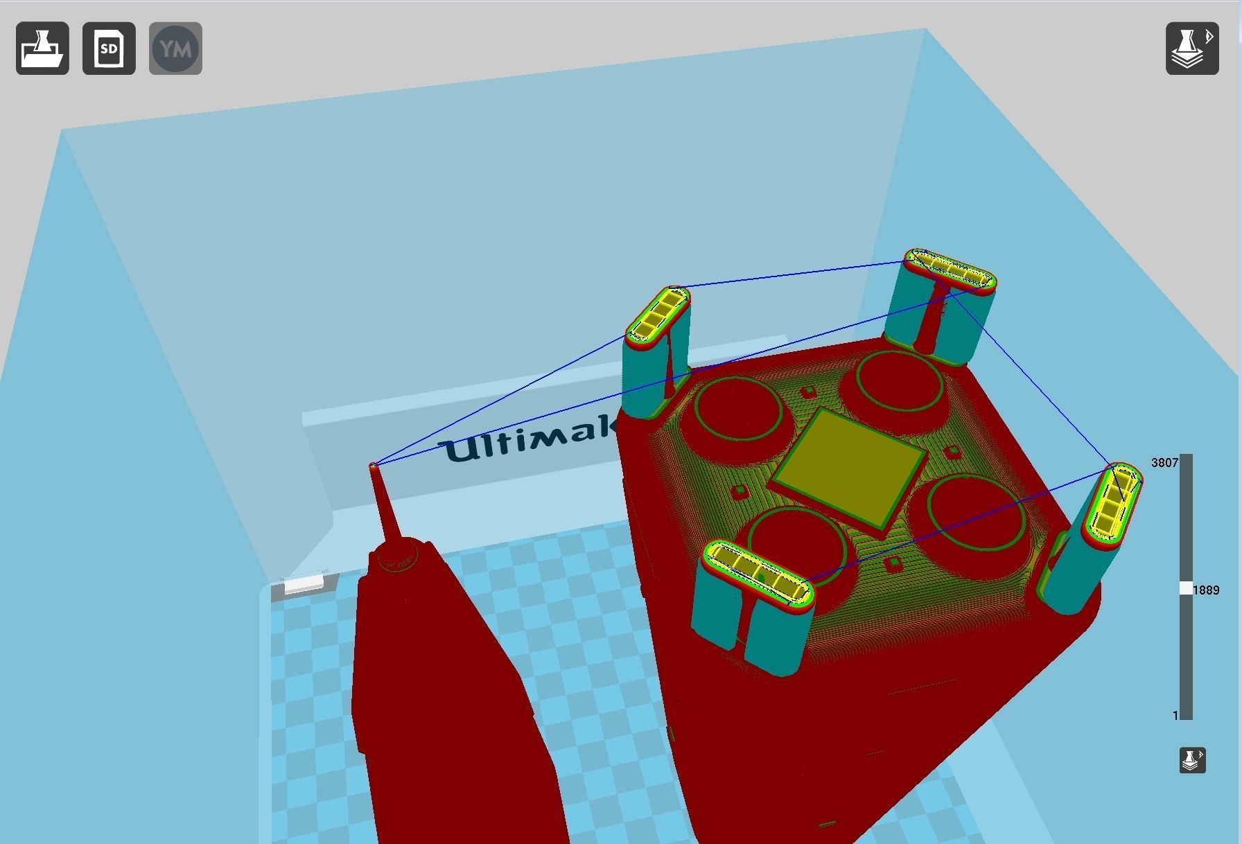 Delta Clipper MD DC-X Printable Miniature 3D print model_25