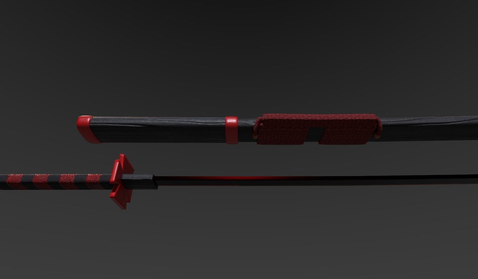 God Slayer Low-poly 3D model_4