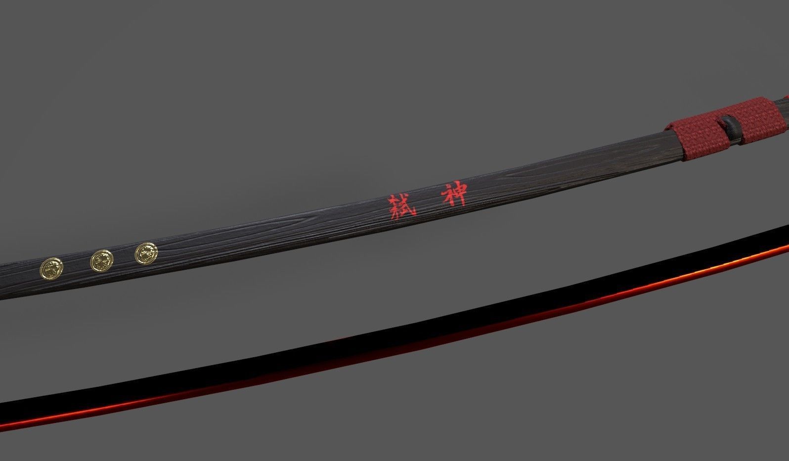 God Slayer Low-poly 3D model_5