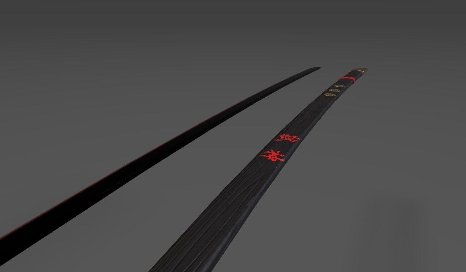 God Slayer Low-poly 3D model_3