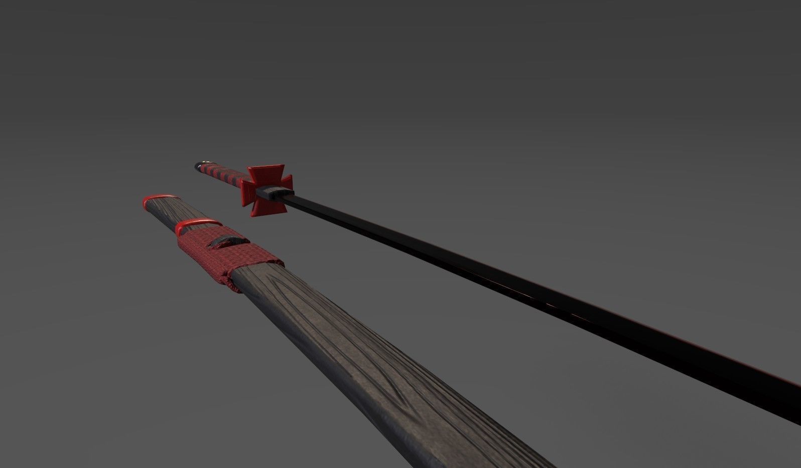 God Slayer Low-poly 3D model_2