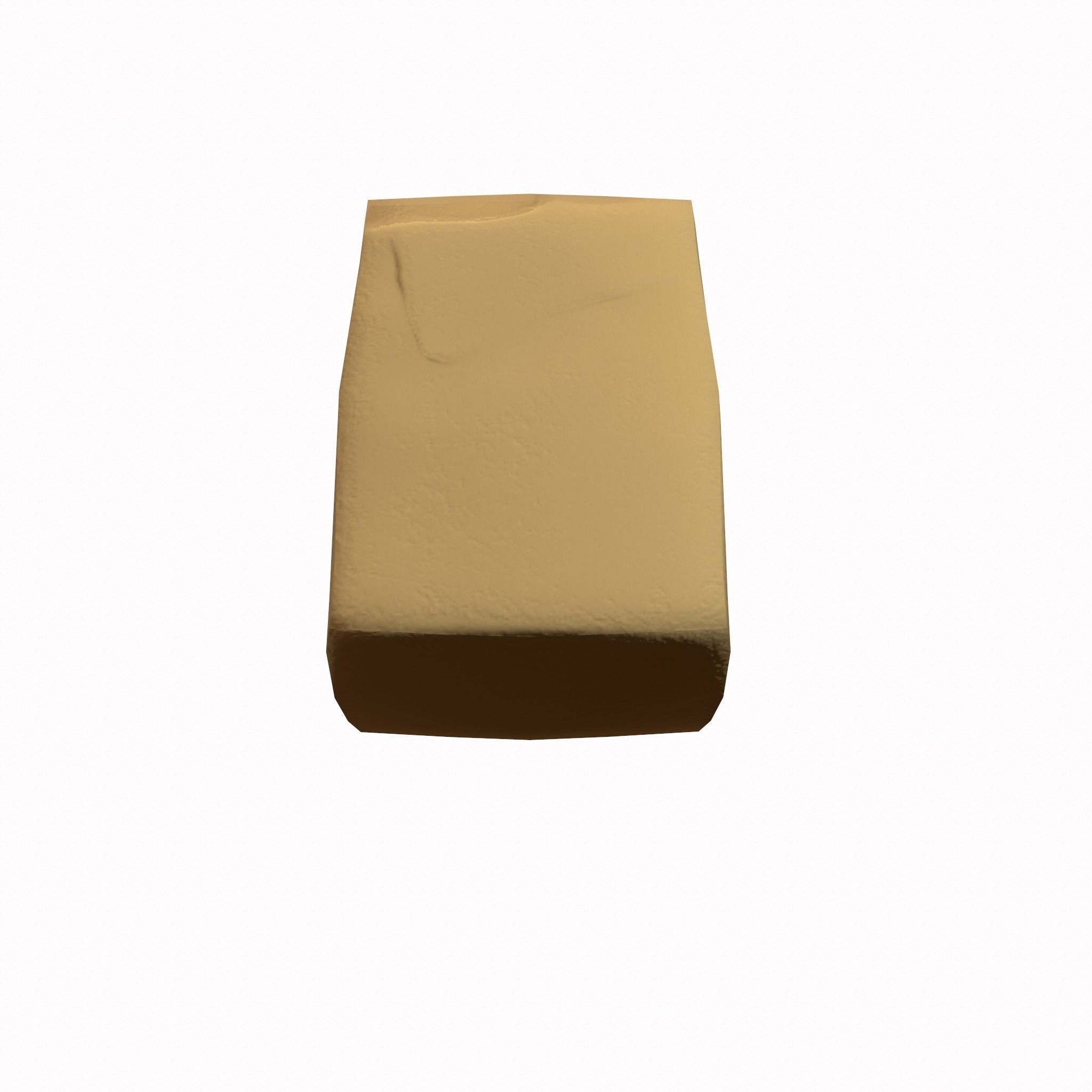 Butter Dish Low-poly 3D model_9