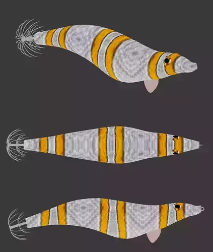 Squid Jig 3D model