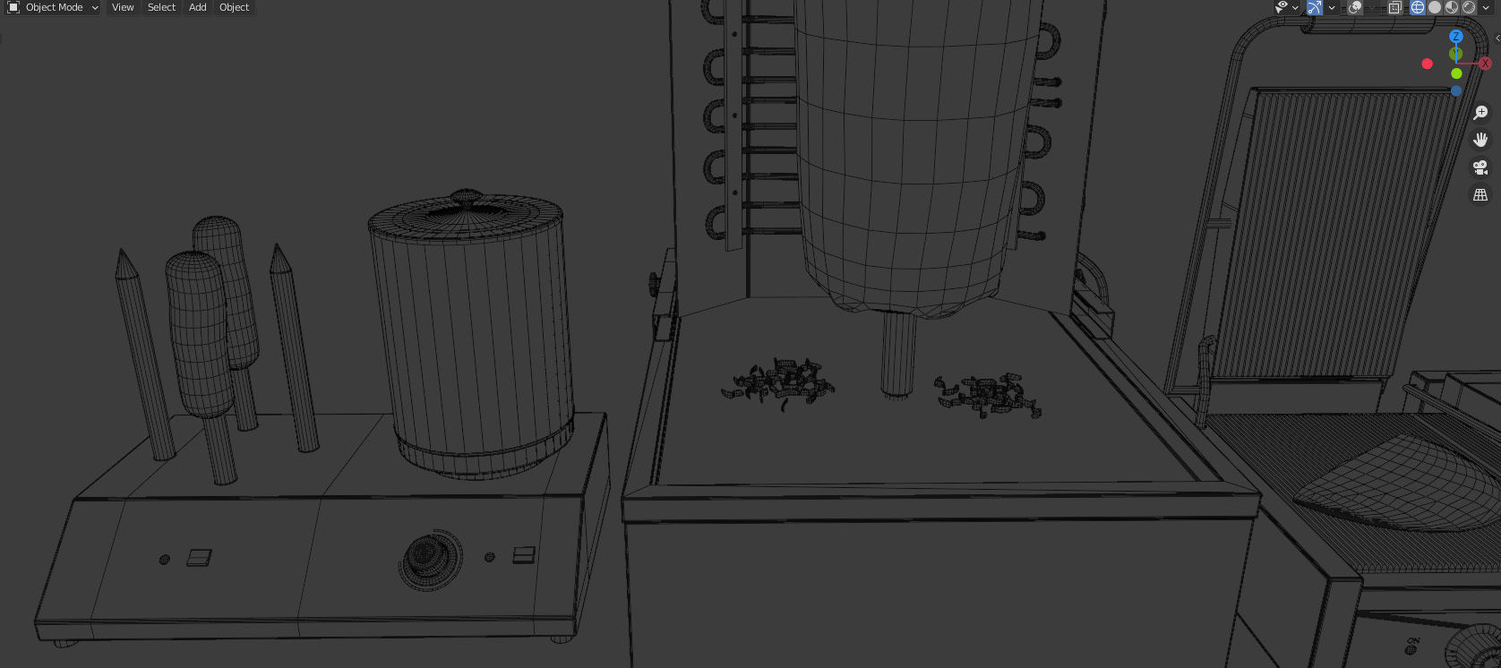 Equipment for Doner Cafe 3D model_19