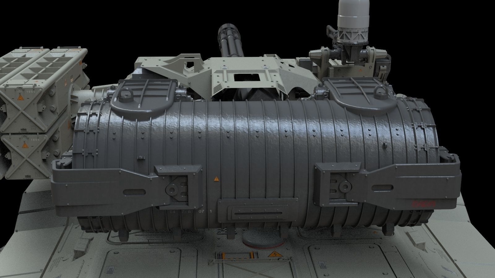 Sci fi Infantry fighting vehicle 3D model_30