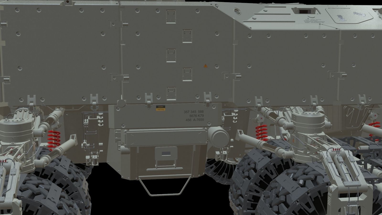 Sci fi Infantry fighting vehicle 3D model_19