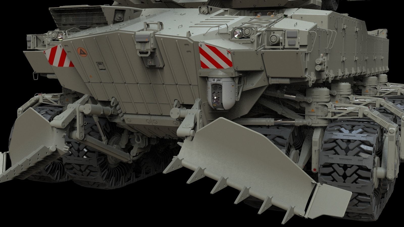 Sci fi Infantry fighting vehicle 3D model_15
