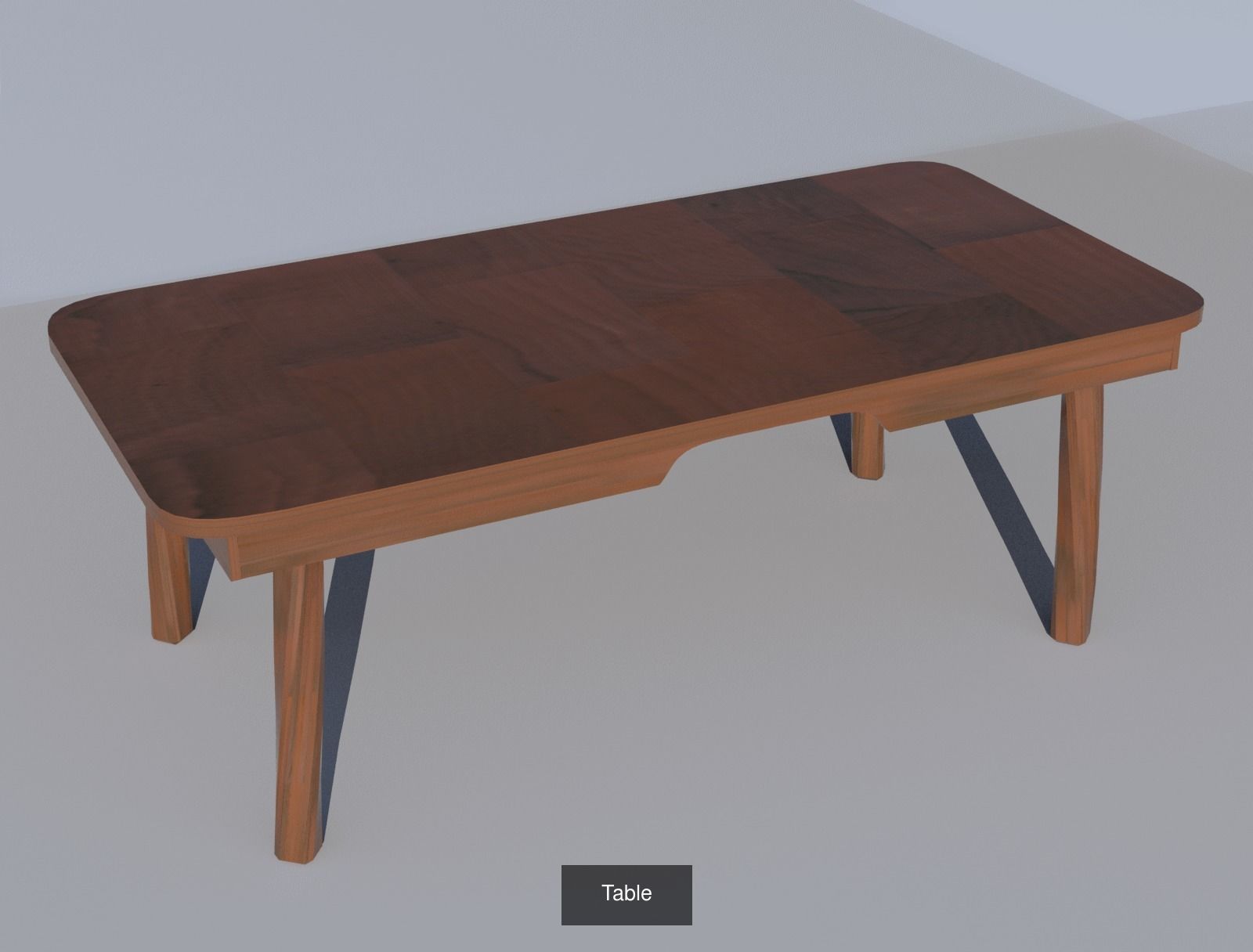 Furniture collection wooden table with legs _6