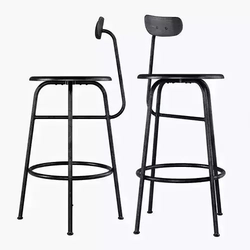 Menu Afteroom Counter chair 3D model