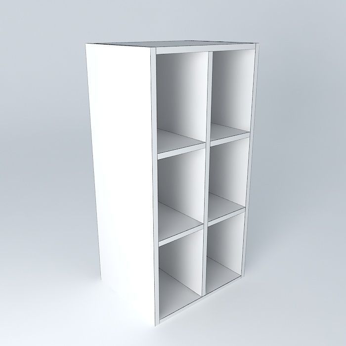 W0D bookcase Free 3D model_3