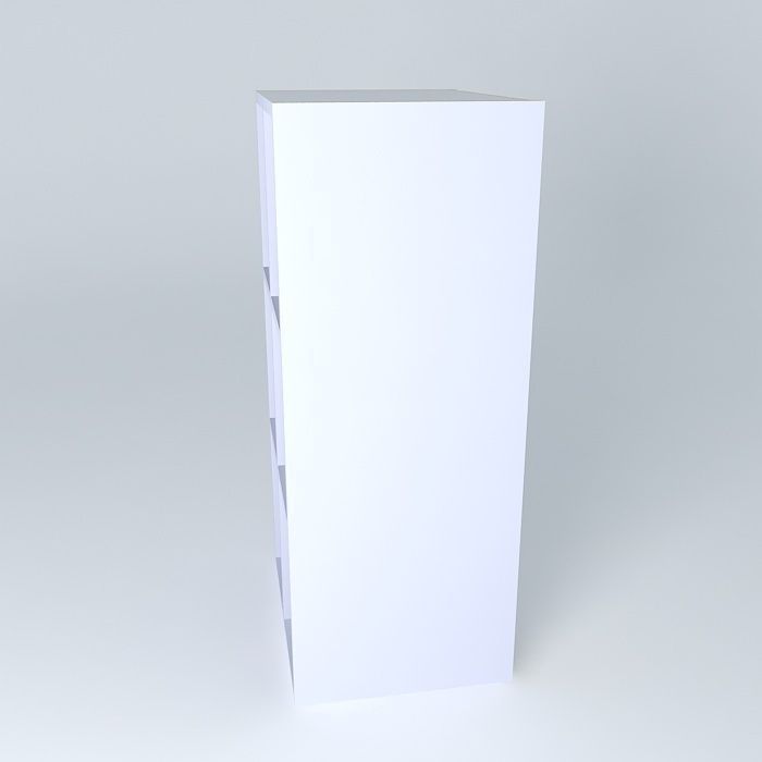 W0D bookcase Free 3D model_2
