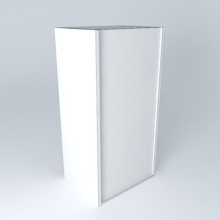W0D bookcase Free 3D model_4