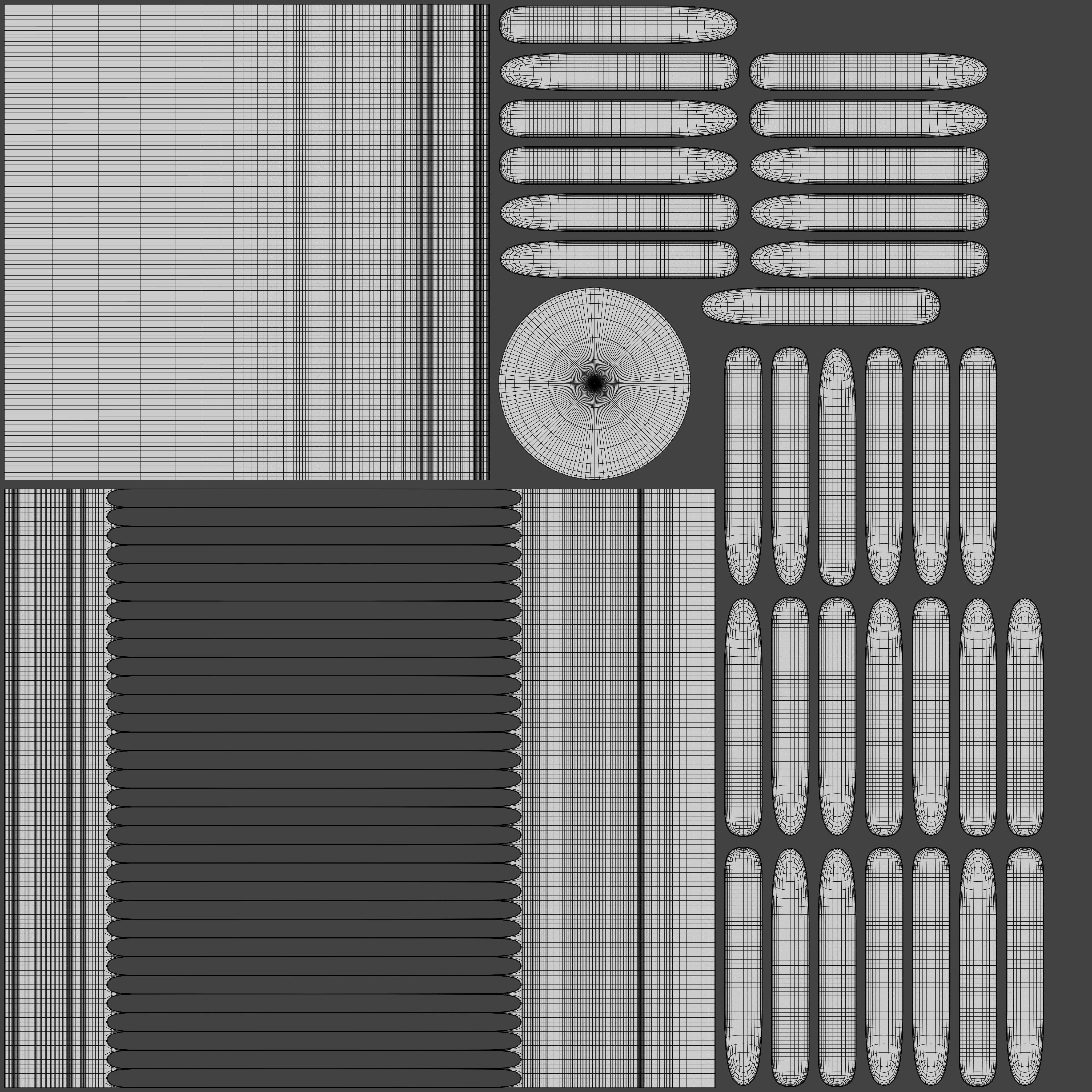 Garden urn planter04 3D model_10