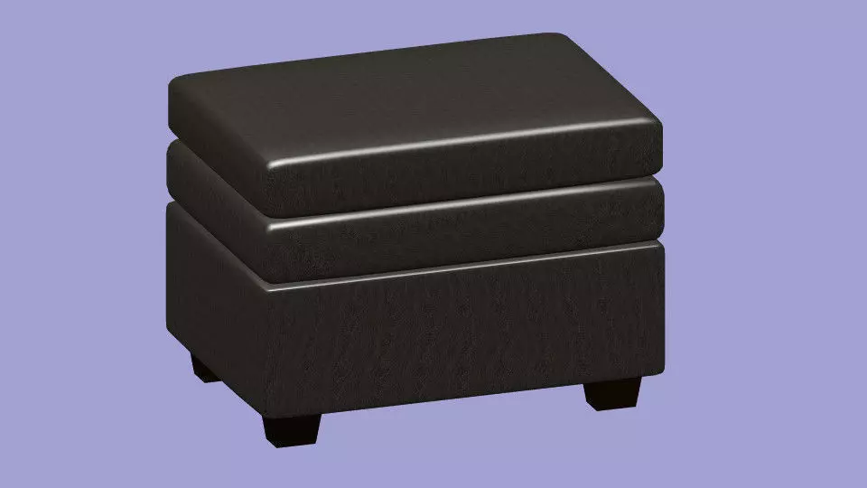 table of sofa Low-poly 3D model_0