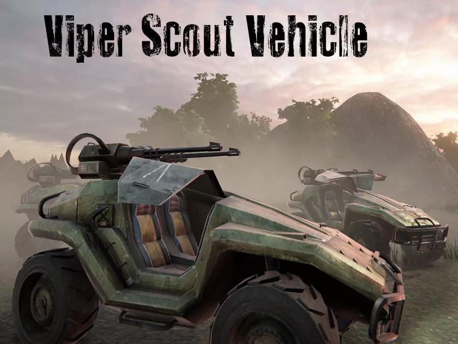 Viper Scout Low-poly 3D model