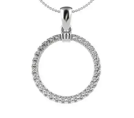 Circle Pendant 3D print model