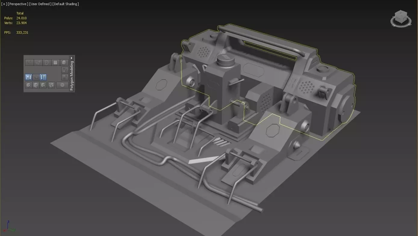 Free Hardsurface 1 3D model_0