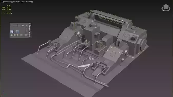 Free Hardsurface 1 3D model