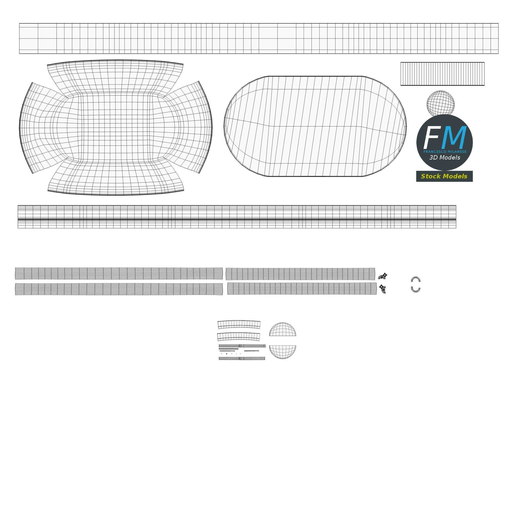 Bulkhead lamp 3D model_11
