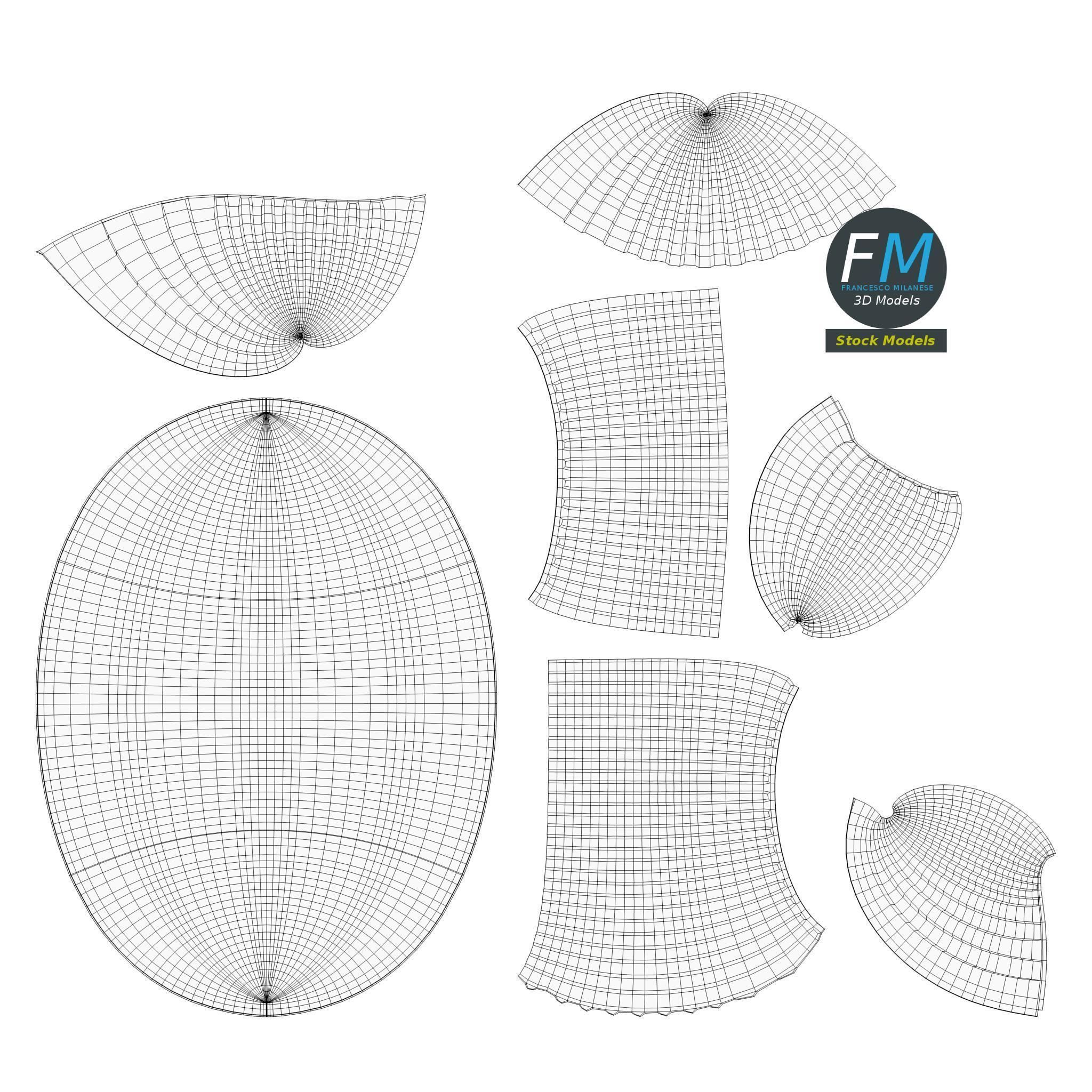 Bulkhead lamp 3D model_12