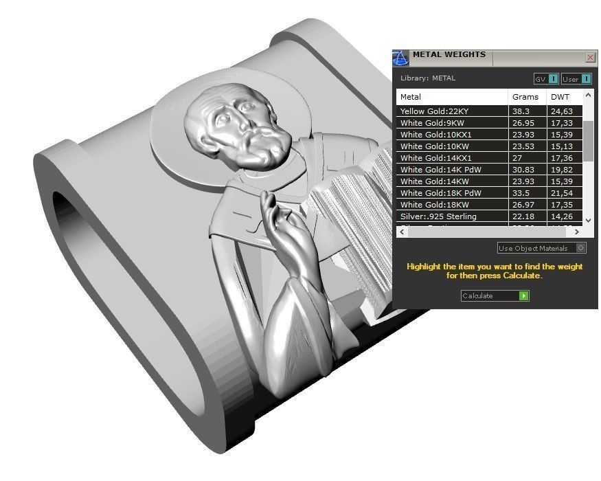 Details of bracelet and lock  3D print model_5