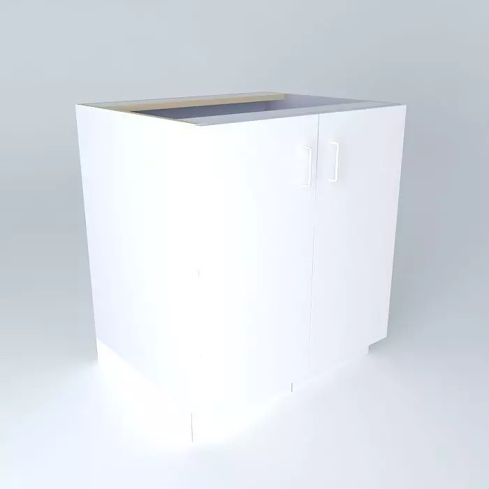 S2D0FDHC cabinet Free 3D model_0