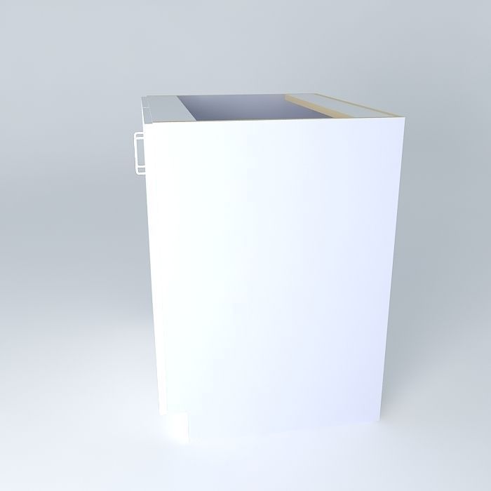 S2D0FDHC cabinet Free 3D model_2