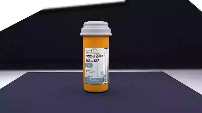 Painkiller pill bottle