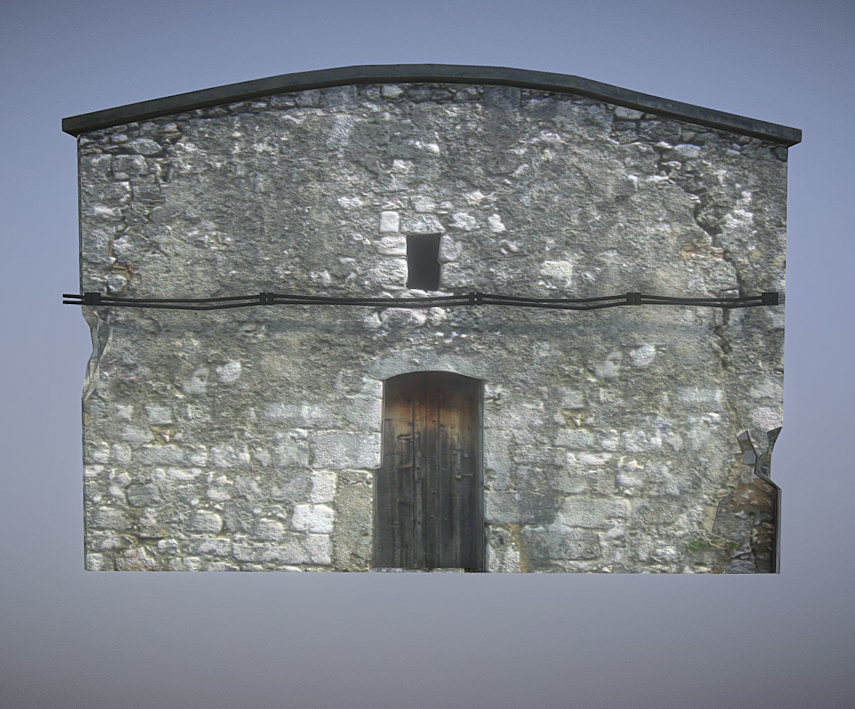 Old House 7 Low-poly 3D model_1