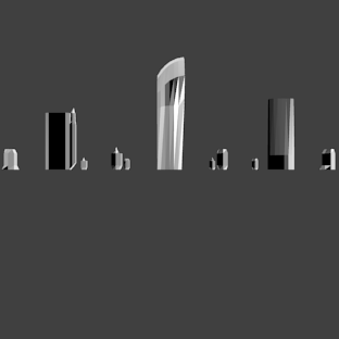 Dilophosaurus Male Right Leg STL 3D print model_2