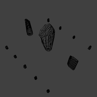 Dilophosaurus Male Right Leg STL 3D print model_14