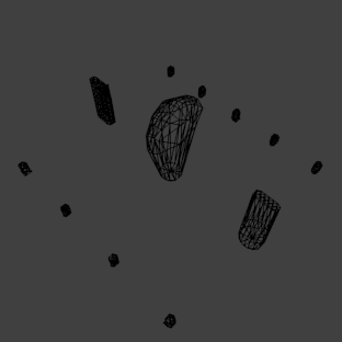 Dilophosaurus Male Right Leg STL 3D print model_13