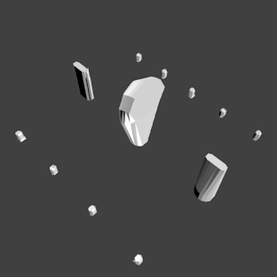 Dilophosaurus Male Right Leg STL 3D print model_8