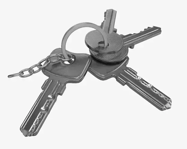 keys set of 3D model
