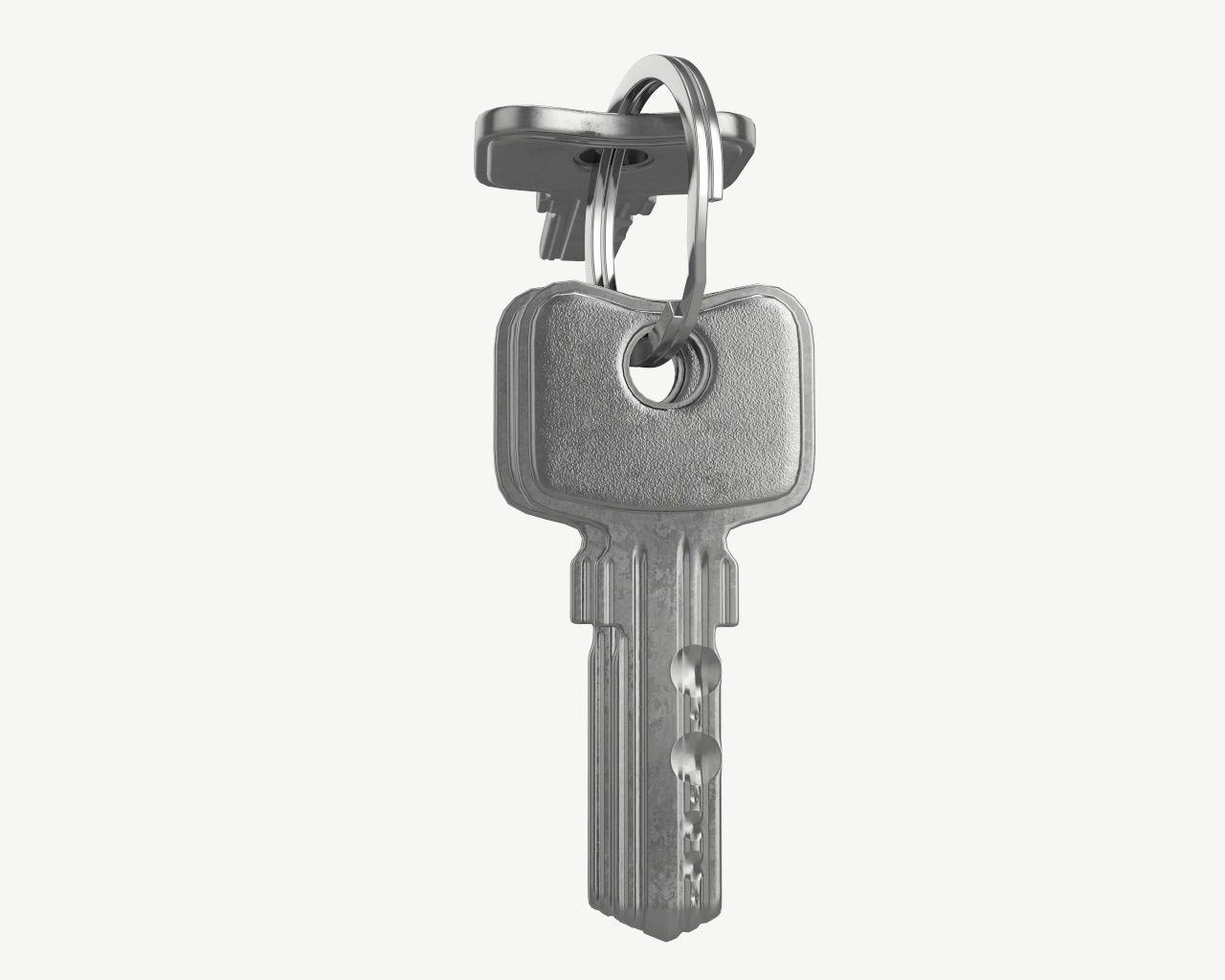 computer key set 3D model_3