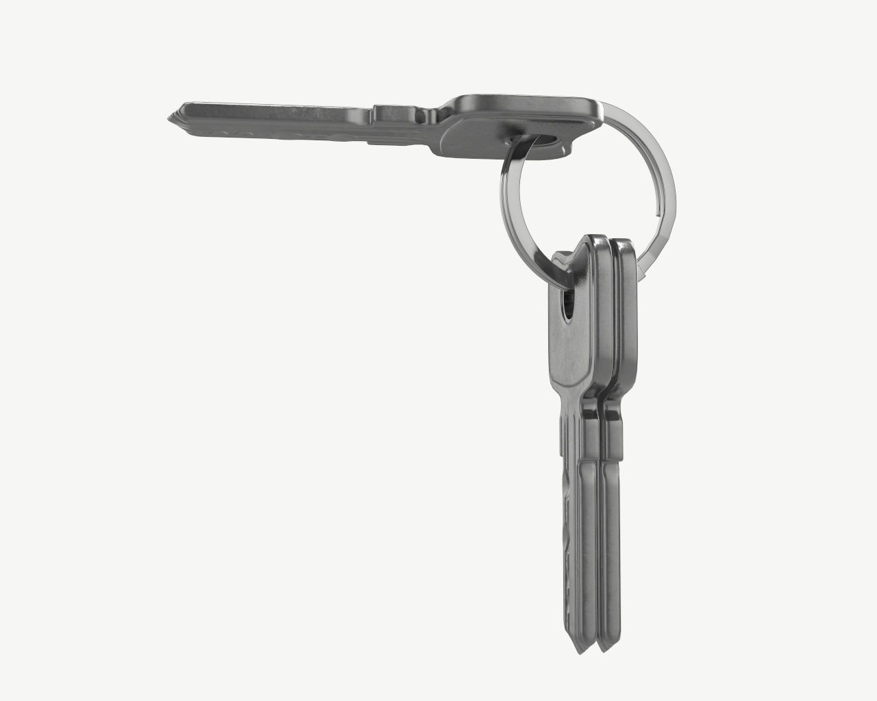 computer key set 3D model_2