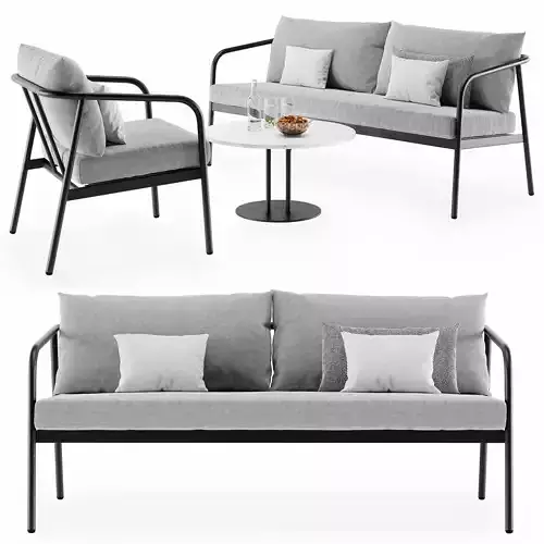 Sofa Radsted Set 3D model