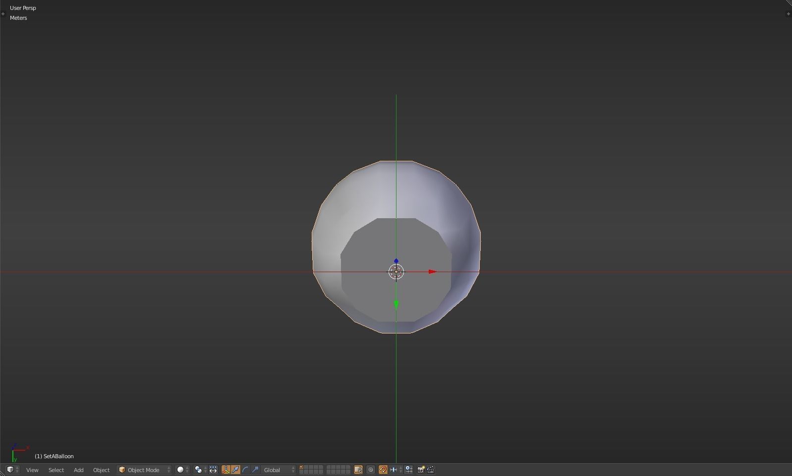 Balloon glass bottle with liquid inside Low-poly 3D model_40