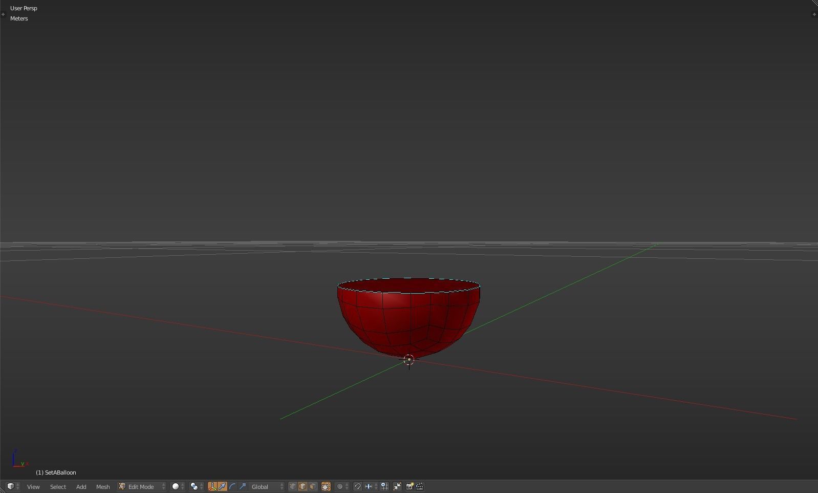 Balloon glass bottle with liquid inside Low-poly 3D model_17